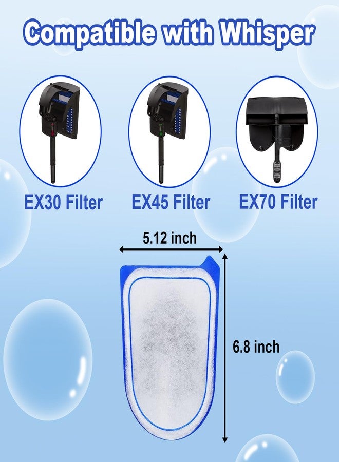 Chyodi 10-Pack Carbon Filter Cartridges Compatible with Tetra Whisper EX30/EX45/EX70 Filters, Replacement Filter Cartridges - Image 3